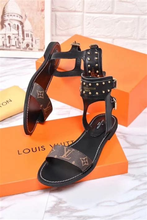 louis vuitton monogram canvas nomad sandal|Louis Vuitton passenger sandals.